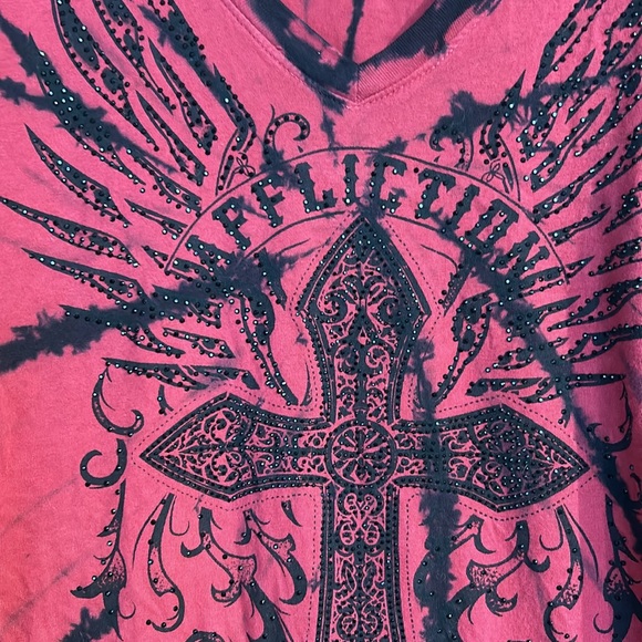 Affliction Ladies VNeck Long Sleeve - Picture 7 of 9